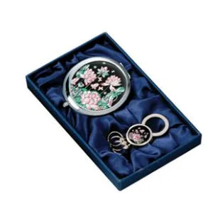 천연자개 양면거울(확대경)+열쇠고리
