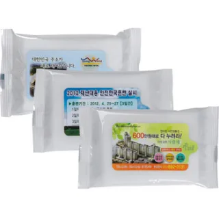 화이트 물티슈 (10매)
