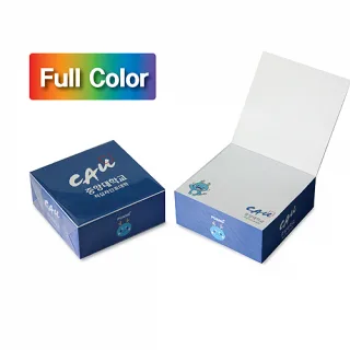 [풀컬러] 커버형 측면전사 점착메모지 75x75_300매