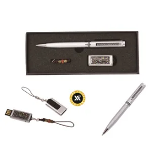 엔틱실버볼펜+가띠메탈자개USB (8GB~64GB)