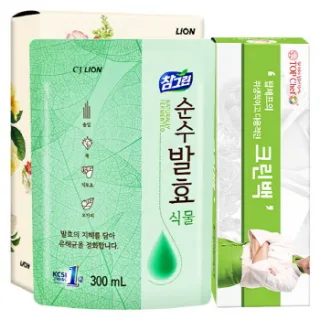 친환경 참그린식물300리필 크린백 2종