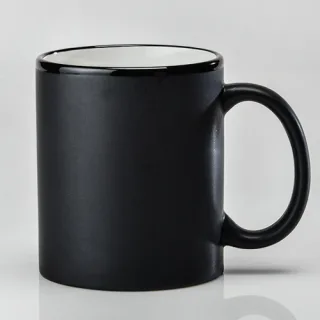재키 라인 무광 블랙머그 350ml