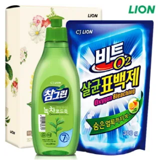 유기농 참그린300용기 비트표백제 2종