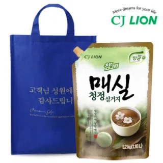 친환경 참그린매실1.2kg 리필 부직포가방포함
