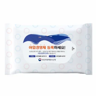 10매 도트 무광 물티슈