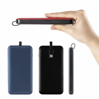 플라이토 듀얼 일체형 보조배터리 10000mAh