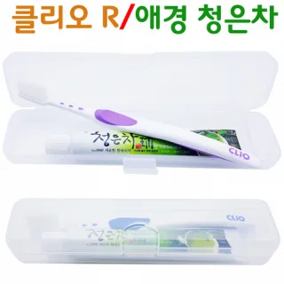 클리오_R 미세모+청은차/칫솔치약세트 2종