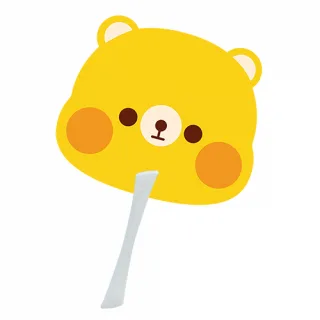 곰 자유형 에스팬시 부채
