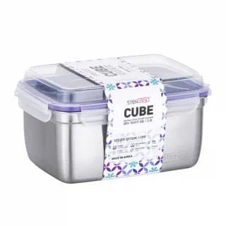스텐락 국산 스텐밀폐용기 큐브 9호 3,400ml