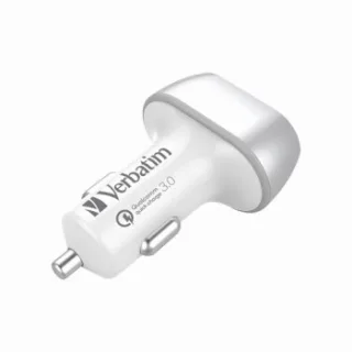 버바팀 QC3.0 PD 63W 2포트 차량용충전기 실버