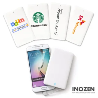 [5,200mAh]이노젠 CPS-5200 케이블 일체형 보조배터리