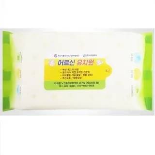물티슈 연두색 라벨형 80매 55g