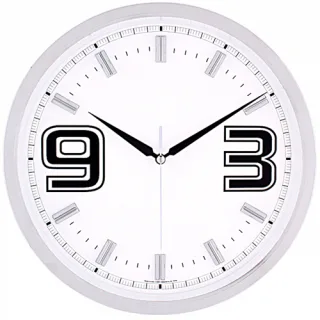 낭트크롬무소음벽시계 3416