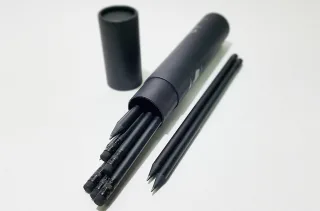 고급 흑목지우개연필10본입세트(검정)