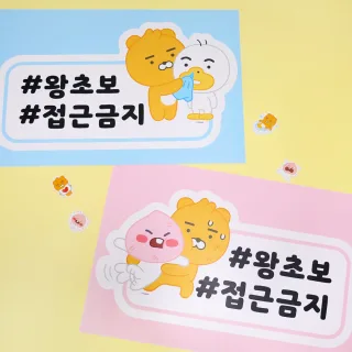 [카카오프렌즈] 리틀프렌즈 차량 스티커