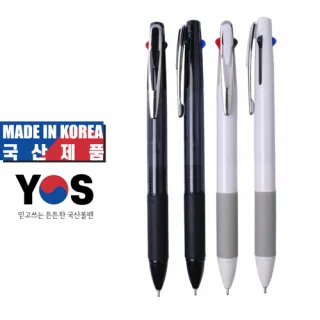 오케이 메탈클립3색볼펜