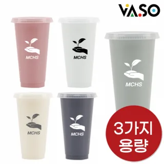 [바쏘] 에코샵 리유저블 텀블러 (투명캡) 473ml