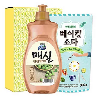 친환경 참그린매실500용기 베이킹소다300리필 2종