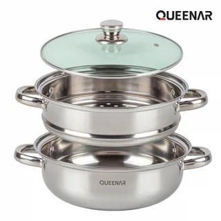퀸나 이지쿡 2단 스텐 찜기 28cm 