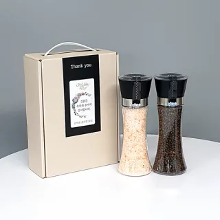 히말라야 핑크솔트250g+통후추100g 그라인더 2P세