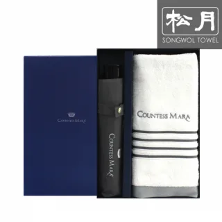 송월 CM 3단폰지 우산1p+CM 포라인40 타올1p