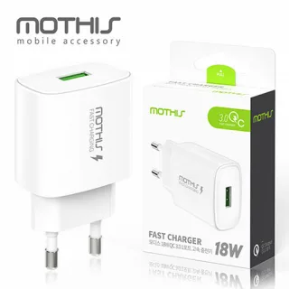 [모디스] 18W QC 3.0 1포트 고속 가정용 충전기