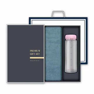 송월 프리미엄 선물세트 항균150g 1매 + 마이보틀 500ml 1개 세