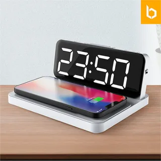 유즈비 LED 클락 15W 고속무선충전기