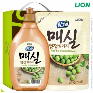 친환경 참그린매실500용기 매실300리필 2종