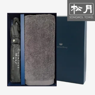 송월 CM 3단폰지 우산1p+프리미엄무지40 타올 170g 1p