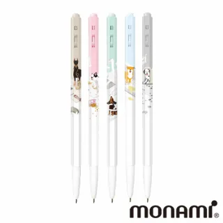 모나미 153 퍼피볼펜 5P 