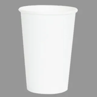 13온스 무지 종이컵-인쇄가능-1000 개 기준