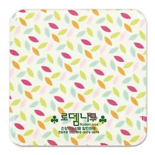 사각멜라민 냄비받침(꽃잎)