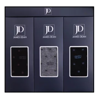 JD 사각체크 신사양말 3족세트