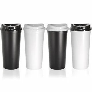 리유저블 텀블러 500ml 블랙&화이트 