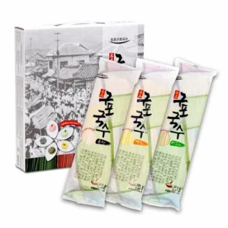 구포국수 삼색3p(소면300g+강황300g+시금치300