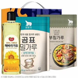 동원 해바라기유 + 곰표 밀가루 + 부침가루 3종 선물