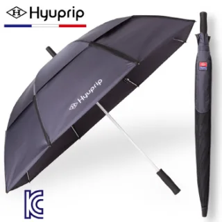 협립 77 이중방풍 네이비 자동 골프우산