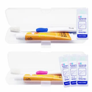 클리오_뉴가드+페리오+국산치간/칫솔치약세트 3종