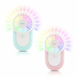 브리츠 휴대용 핸디선풍기 LED조명