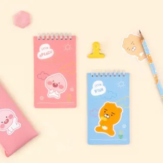 리틀 카카오프렌즈 러블리 PP 커버 스프링 수첩