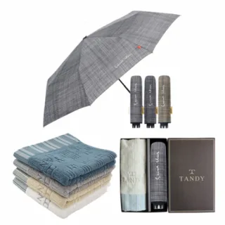 상클레르 3단 프리마 우산 + 탠디 바코드 140g 타