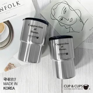 컵앤컵스 카푸치노 스텐 텀블러 500ml