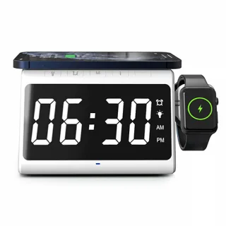 유엠투 알람 15W 5in1 무선충전 (Magsafe 가능)