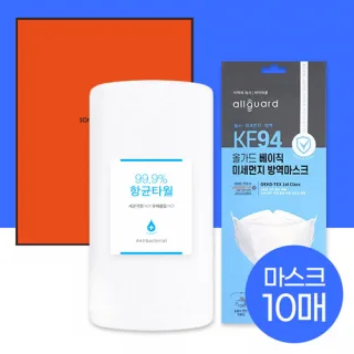 코로나 생활안심세트 VM108 (항균타올1P + KF94마스크 10매)