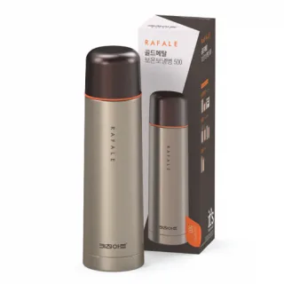 키친아트 라팔 골드메탈 보온보냉병 500ml