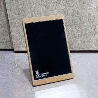 ST-484(소) 미니멀 우드탁상거울 