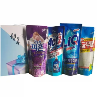 세제4종세트 2호 (피죤,액츠,리큐,무균무때)