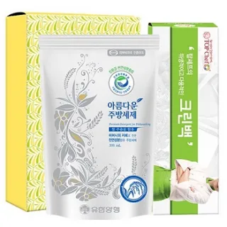 친환경 아름다운주방세제300리필 빨아쓰는키친타올 2종