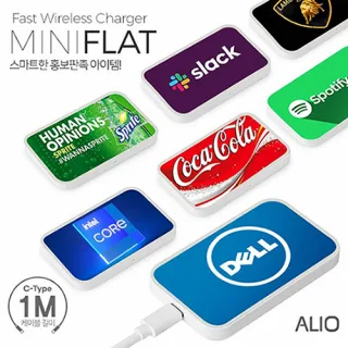 ALIO 미니플랫 카드형 고속무선충전기